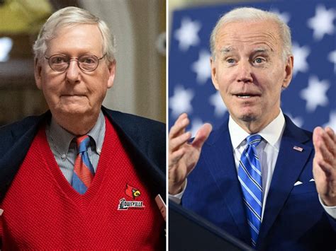 Mitch McConnell Sides With Joe Biden Against Extreme Republicans