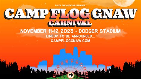 Tyler, the Creator Announces Camp Flog Gnaw Carnival 2023 at Dodger ...