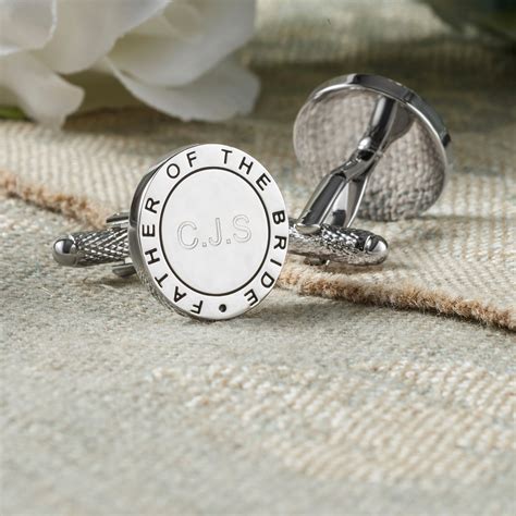 Personalised Father of The Bride Eternal Wedding Cufflinks – The ...