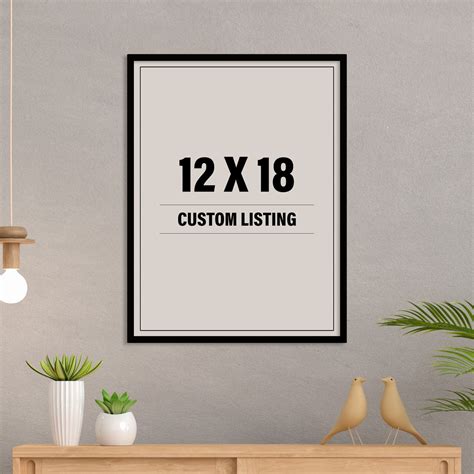 Custom Artwork Listing size 12 x 18 inches Poster | Etsy