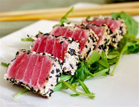 Sesame Crusted Seared Ahi Tuna | Life Tastes Like Food