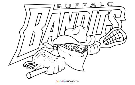 Buffalo Bandits Coloring Pages - Coloring Home