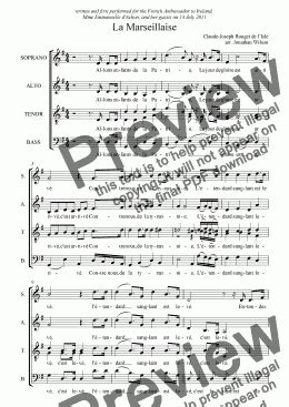 La Marseillaise - Download Sheet Music PDF file