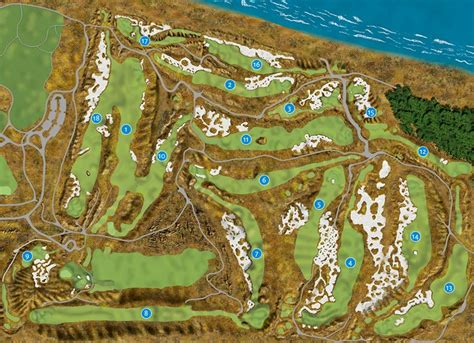 Golf Courses Washington State Map - United States Of America Map