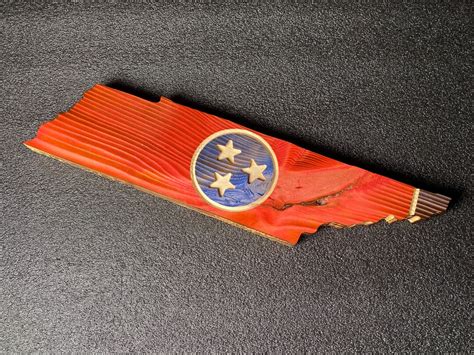 Wooden Tennessee Shaped State Flag - Etsy