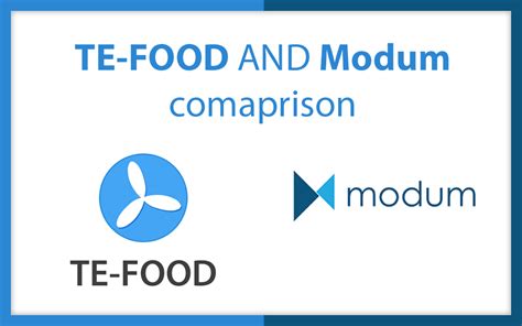 TE-FOOD — Modum comparison. Short decription | by TE-FOOD | TE-FOOD | Medium