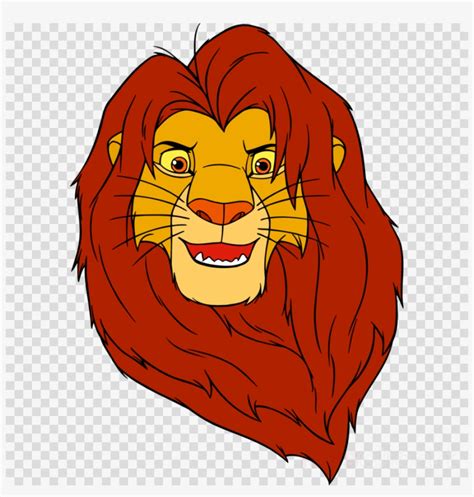 Download Lion King Adult Simba Head Clipart Simba The - Lion King Simba Face - Free Transparent ...