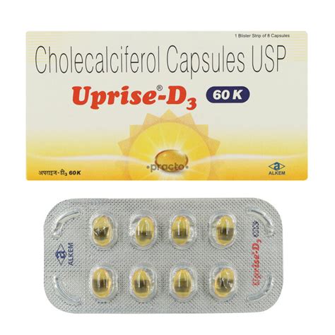 Uprise D3 60000 IU Softgel Capsule - Uses, Dosage, Side Effects, Price ...