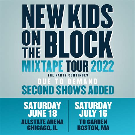 NKOTB News: NKOTB Mixtape Tour 2022 new dates added