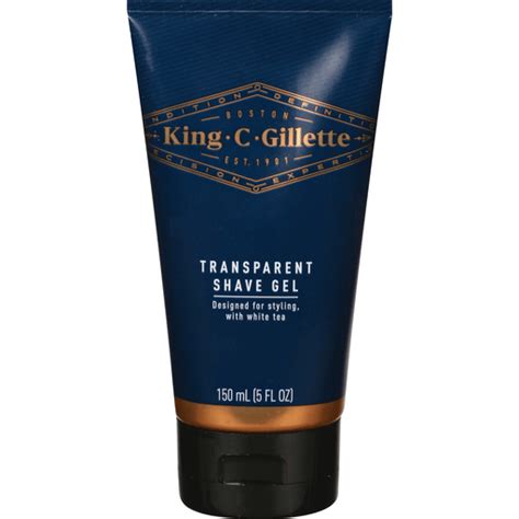 King C Gillette Shave Gel, Transparent | Shaving Cream & Gel | Town ...