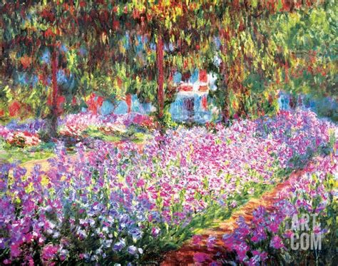 'The Artist's Garden at Giverny, c.1900' Art Print - Claude Monet | Art ...