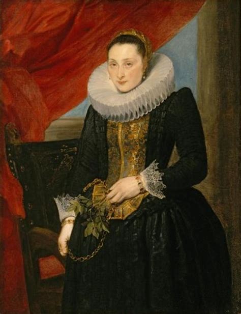 File:Anthony van Dyck - Portrait of a Lady, oil on canvs painting , c. 1618-21, El Paso Museum ...