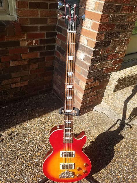 Epiphone Limited Edition Les Paul Standard Bass 1999 Cherry | Reverb