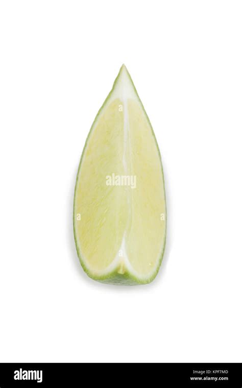 slice of lime fruit Stock Photo - Alamy