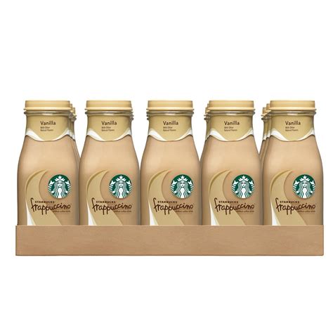 (15 Bottles) Starbucks Frappuccino Iced Coffee Drink, Vanilla, 9.5 fl ...