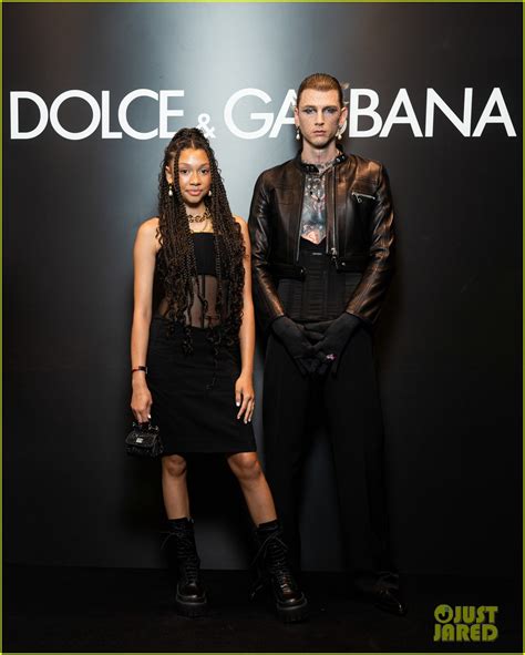 Machine Gun Kelly Makes Rare Public Appearance with Daughter Casie at Dolce&Gabbana Show: Photo ...