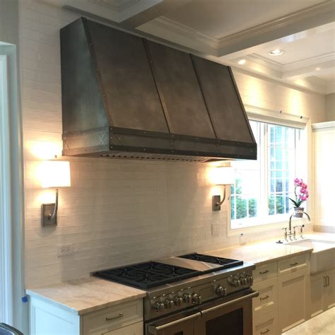 Zinc Range Hoods – Custom Metal Home