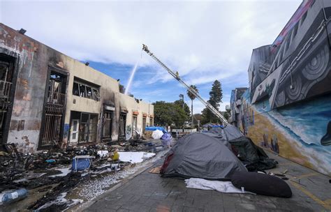 Number of Damaging Fires in Los Angeles Homeless Camps Grows