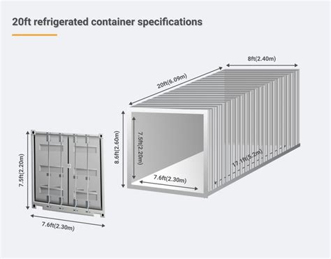 20' STANDARD Container: Internal And External Dimensions