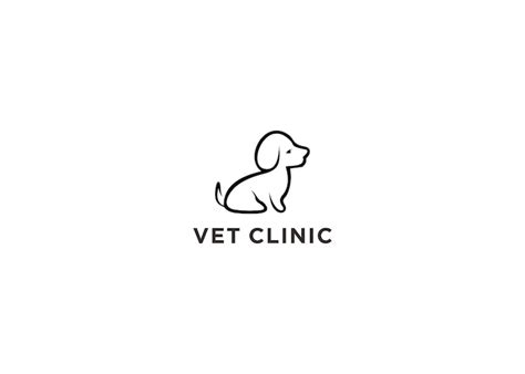 Premium Vector | Vet clinic logo design vector illustration