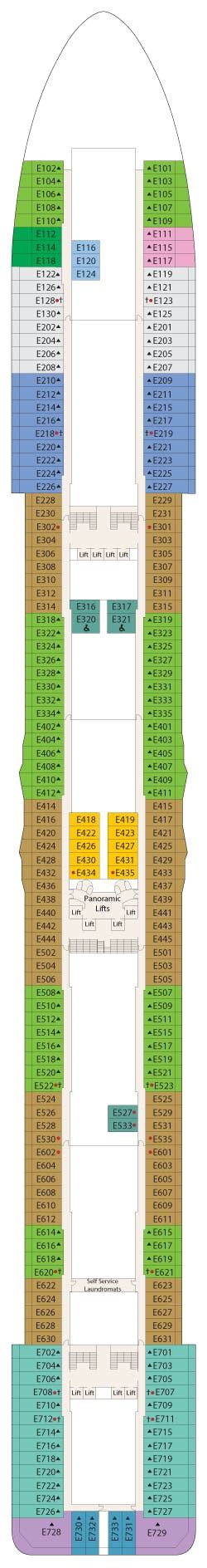 Discovery Princess deck plans - Cruiseline.com