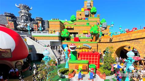 NEW! Full Super Nintendo World Land Tour At Universal Studios 2022 World Of Mario In Real Life ...