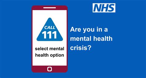 NHS 111 Mental Health Crisis Response Service Launching April 2024 ...