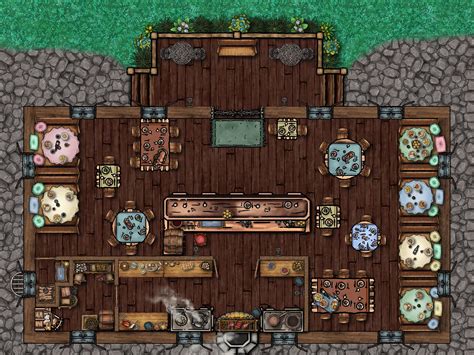 Prancing Pony Tavern | Inkarnate - Create Fantasy Maps Online