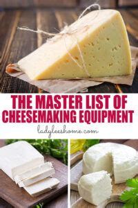 Cheesemaking Equipment That You Need! - Lady Lee's Home