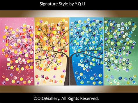 Four Seasons Tree Painting