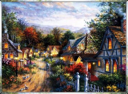 Peaceful Village - Other & Abstract Background Wallpapers on Desktop Nexus (Image 1805066)