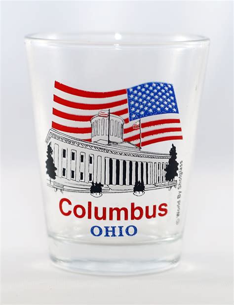 Columbus Ohio State Capitol Shot Glass