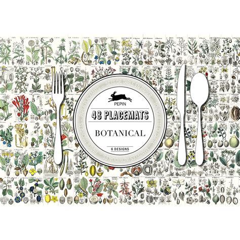 Botanical Paper Placemats - Beetham Nurseries