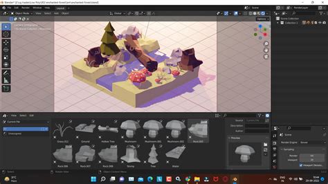 Low poly forest assets blender - Blender Market