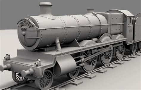 Railroad modeling supplies, hogwarts express 3d model