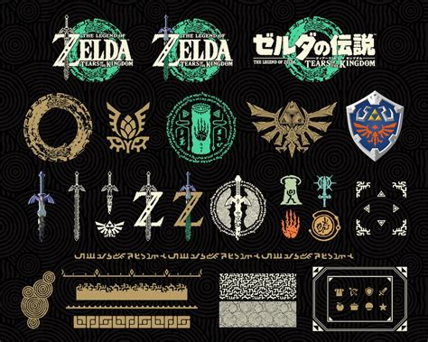 The Legend of Zelda Tears of the Kingdom Logo / SVG Bundle / - Etsy