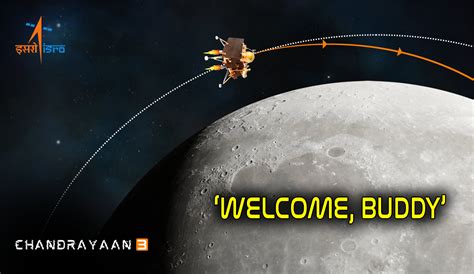 Chandrayaan-3's Lander Gets Special Welcome Message from Chandrayaan-2 Orbiter - Odisha Bhaskar ...