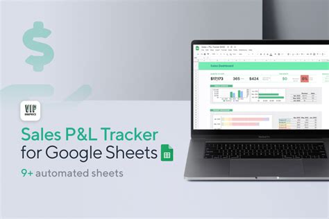 Google Sheets P&L Tracker – VIP Graphics