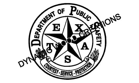 Texas DPS Department of Public Safety Emblem Logo - Etsy