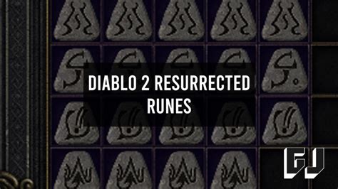 All Diablo 2 Resurrected Runes and Effects - Gamer Journalist