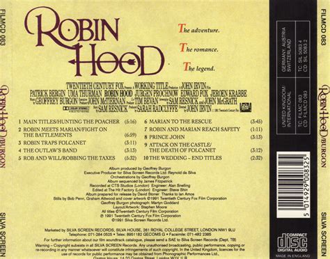 Robin Hood : - original soundtrack buy it online at the soundtrack to your life