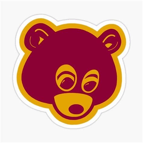 Kanye West College Dropout Bear Sticker - Etsy Canada