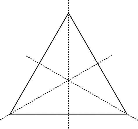 Lines of Symmetry, Triangle With | ClipArt ETC