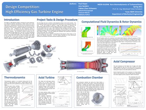 (PDF) Design Competition: High Efficiency Gas Turbine Engine