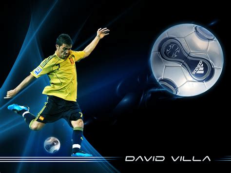 top footballer wallpaper: David Villa Spain Wallpapers