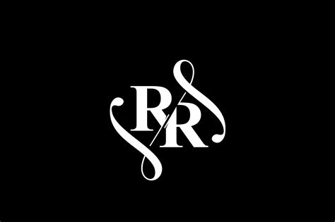 RR Monogram Logo Design V6 Graphic by Greenlines Studios · Creative Fabrica