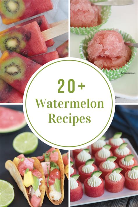 Watermelon Recipes for Summer - The Idea Room