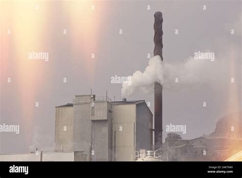 Air pollution in an industrial plant Stock Photo - Alamy