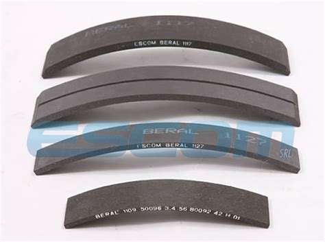 Brake Linings in Flexible Friction Material - Escom Brakes