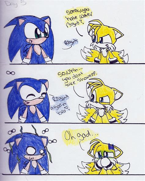 Sonic hates Water right? by fansonic on DeviantArt